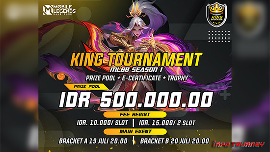 turnamen ml mlbb mole mobile legends juli 2025 king tour season 1 logo